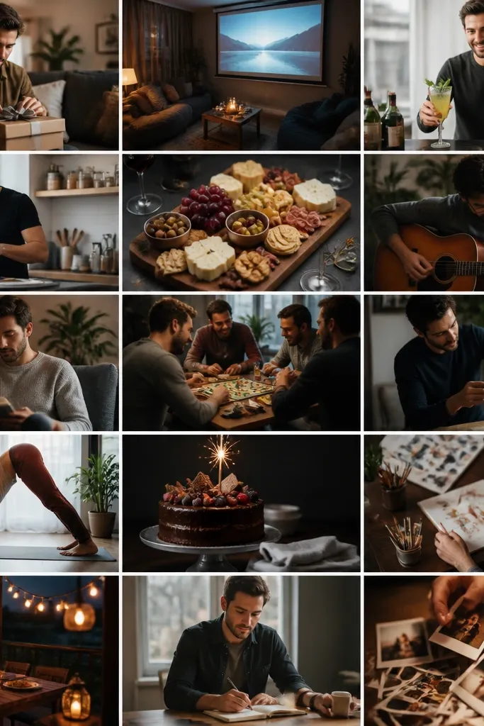 15 Small Space 30th Birthday Ideas for Men at Home