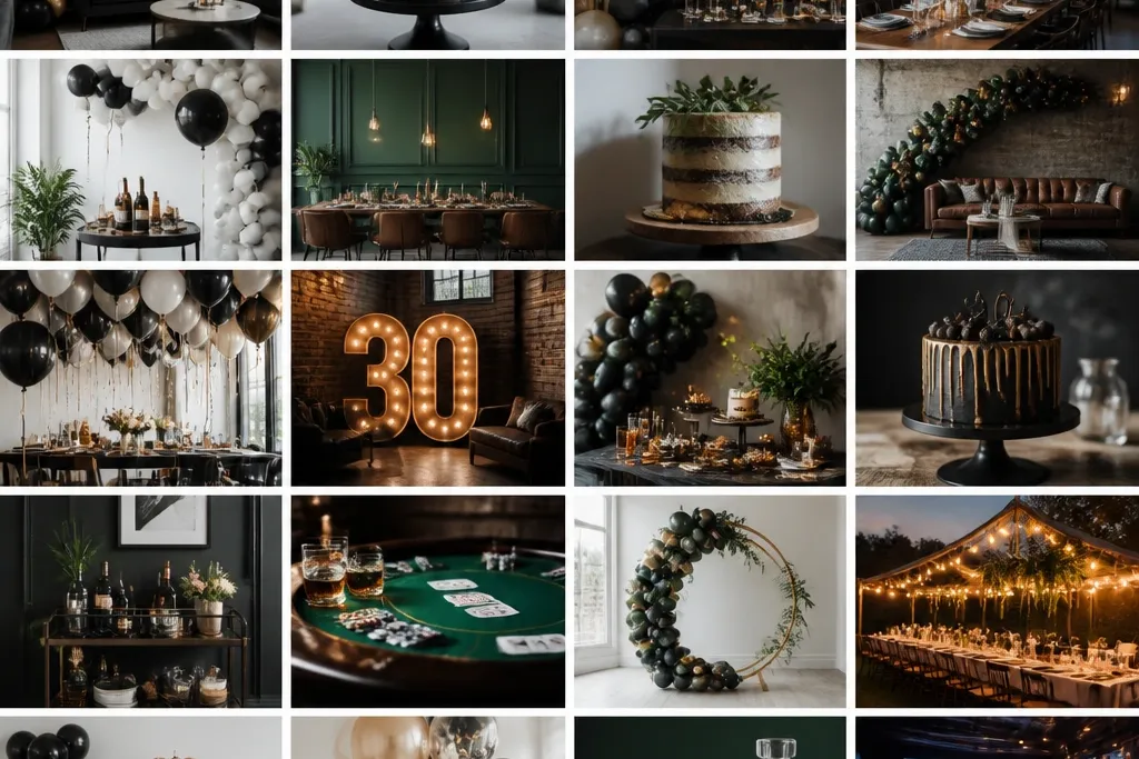 20 Stylish 30th Birthday Decoration Ideas for Men