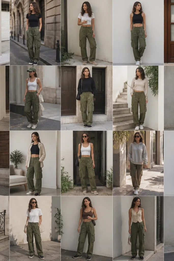 20 Army Green Cargo Pants Outfit Ideas for Casual Style