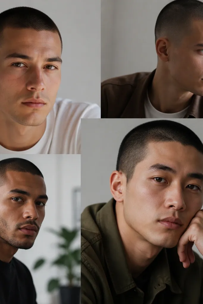 Small-space buzz cut mens ideas