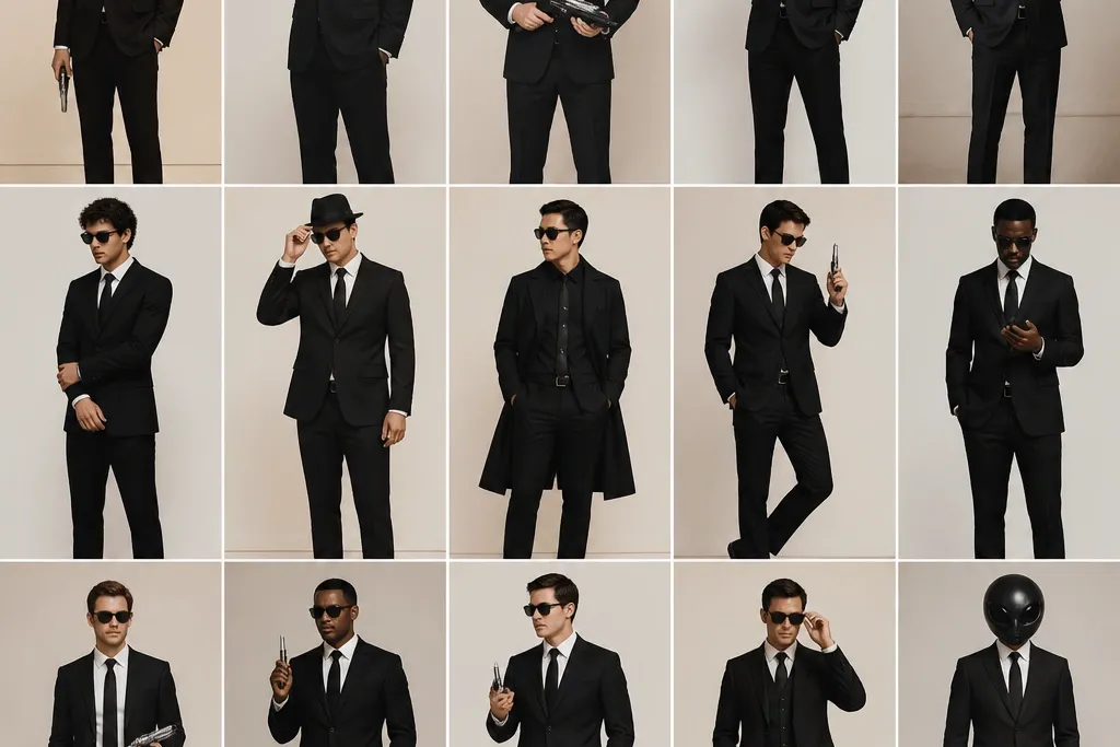 15 Cute Men in Black Costume Ideas for a Fun Halloween Style