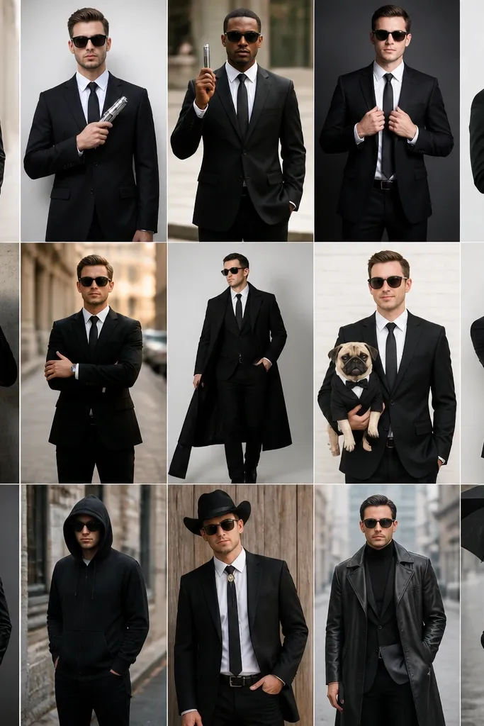15 Cute Men in Black Costume Ideas for a Fun Halloween Style