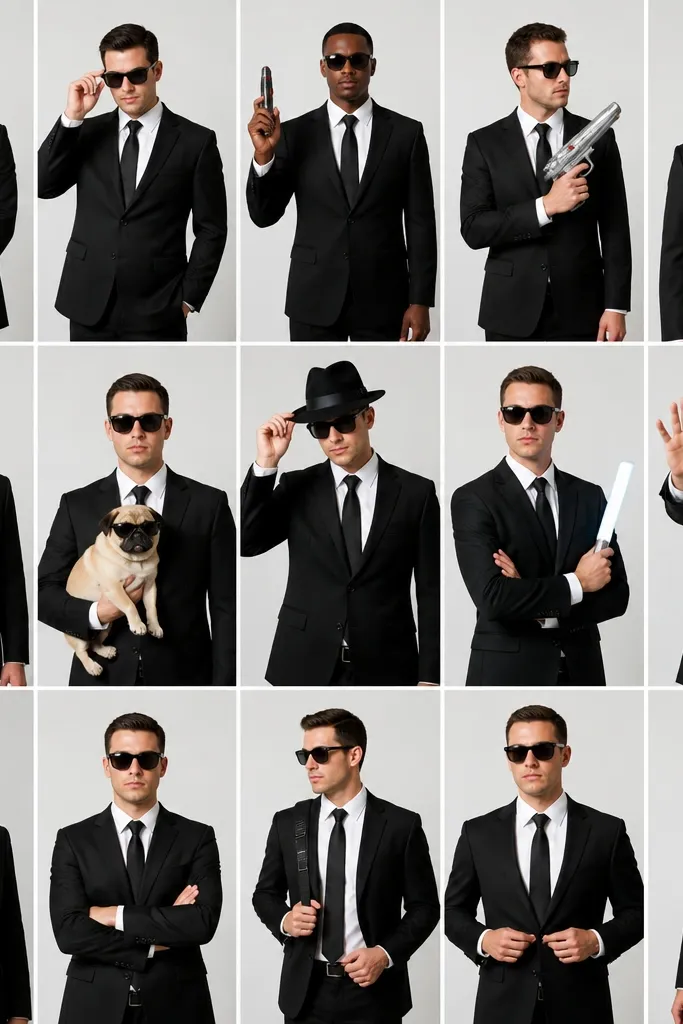 15 Easy Men in Black Costume Ideas for Last-Minute Halloween Parties