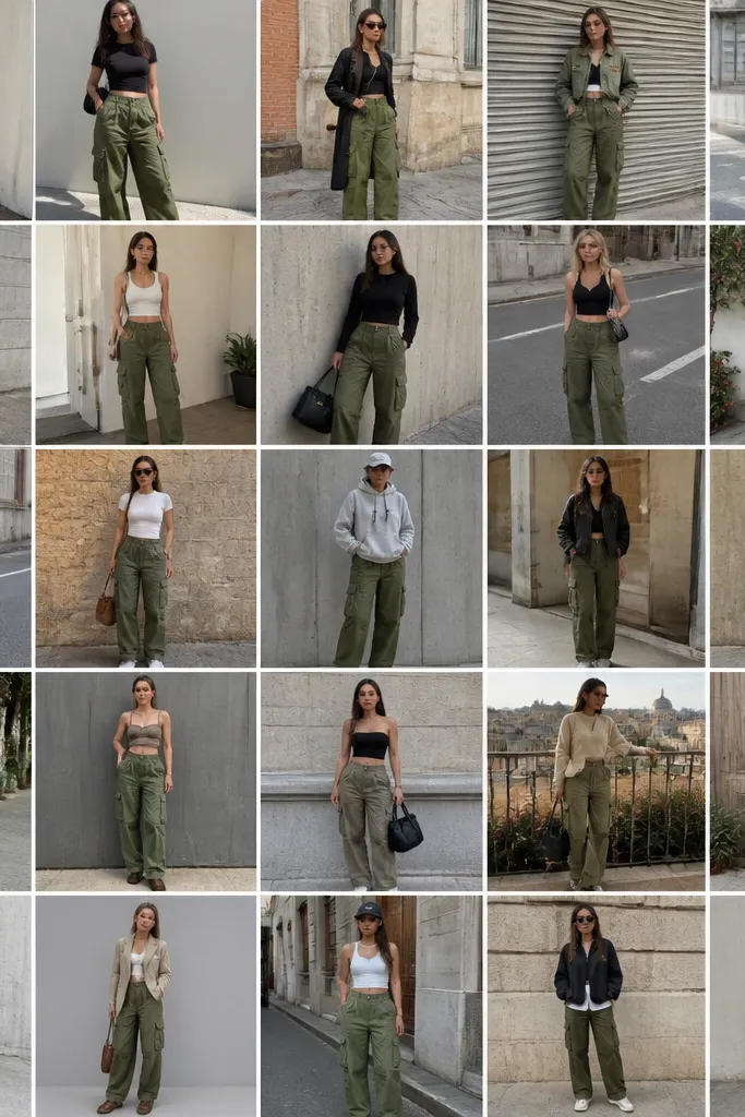 25 Green Cargo Pants Outfit Ideas for Street Style