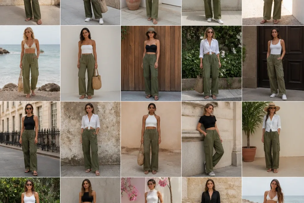 20 Green Cargo Pants Outfit Summer Ideas