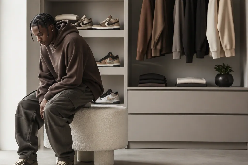 Travis scott shoes outfit ideas with storage